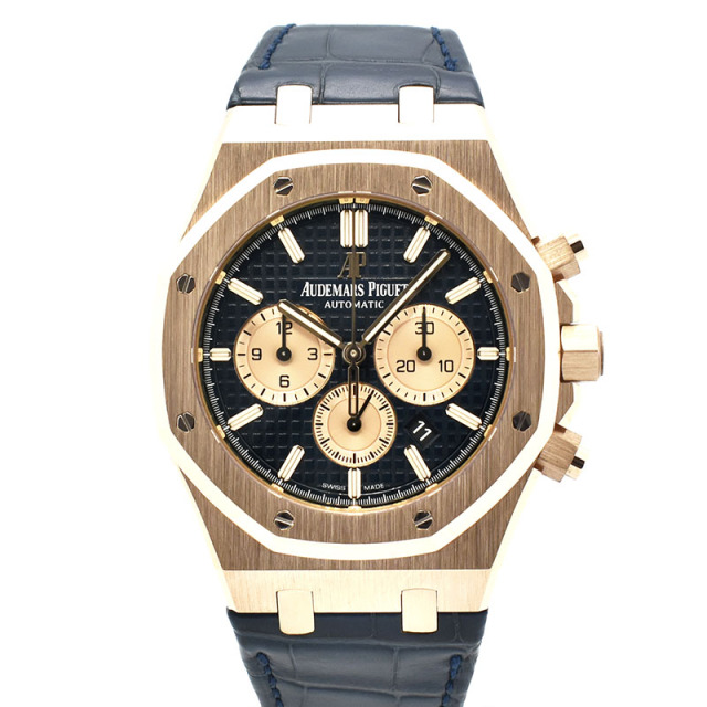 オーデマ・ピゲ　AUDEMARS PIGUET　ロイヤルオーク クロノグラフ　26331OR.OO.D315CR.01　18KPG　41mm　ブルー　USED　中古
