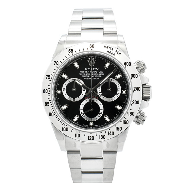 ロレックス　ROLEX　デイトナ　Ref.116520　ブラック　ランダム番　鏡面バックル　未使用品