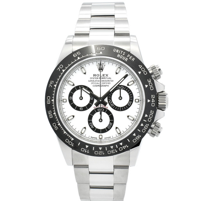 ロレックス　ROLEX　コスモグラフ デイトナ　Ref.116500LN　ホワイト　セラミックベゼル　未使用品