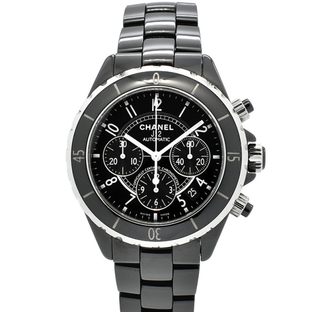 シャネル　CHANEL　J12 クロノグラフ　H0940　41mm　ブラックセラミック　USED　中古