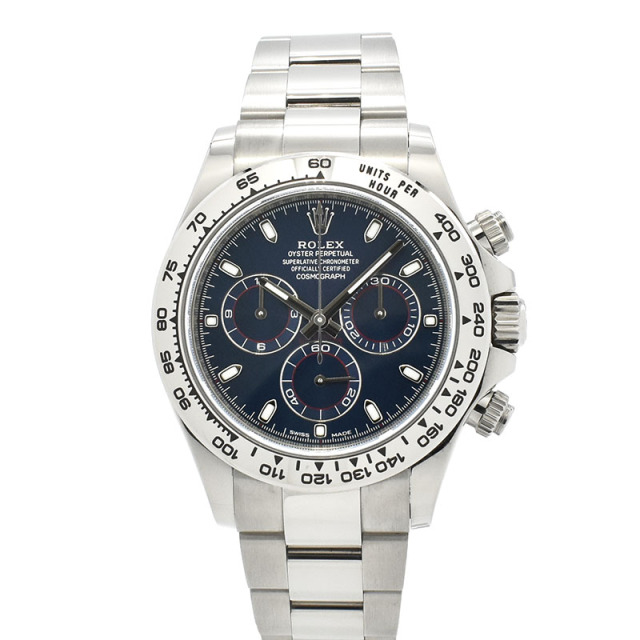ロレックス　ROLEX　コスモグラフ デイトナ　Ref.116509　ブルー　18KWG　USED　中古