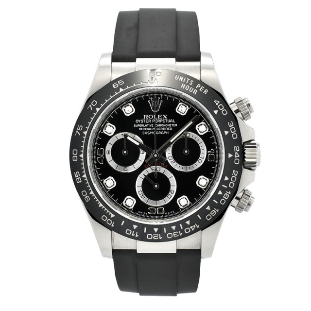 ロレックス　ROLEX　デイトナ　116519LNG　8Pダイヤ　18KWG　オイスターフレックス　40mm　USED　中古