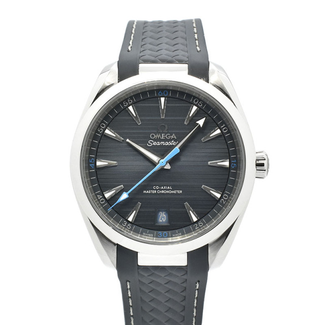 オメガ　OMEGA　シーマスター　アクアテラ　マスタークロノメーター　220.12.41.21.03.002　ブルー　41mm　USED　中古
