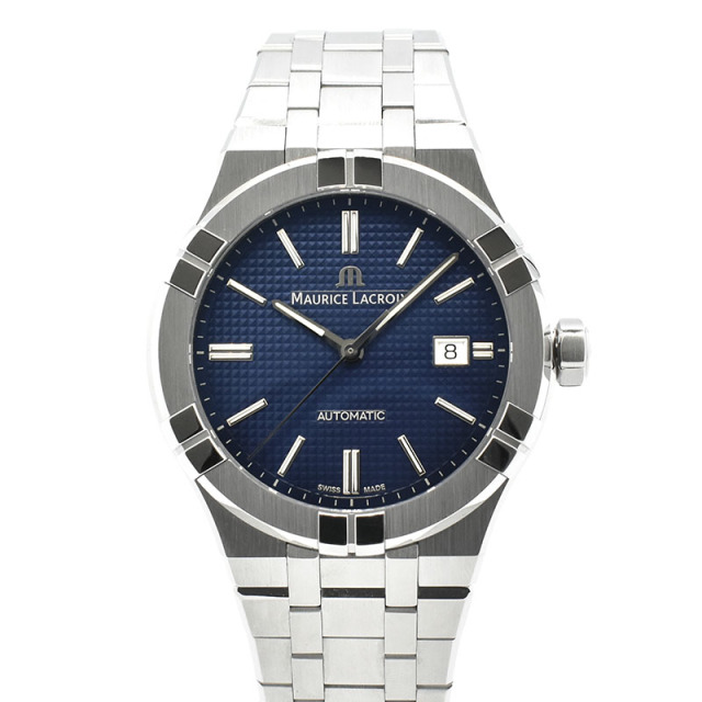 モーリスラクロア　MAURICE LACROIX　アイコン オートマティック　AI6008-SS002-430-1　42mm　ブルー　未使用品
