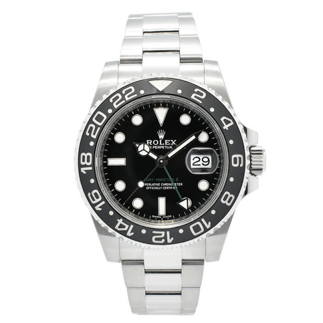 ロレックス　ROLEX　GMTマスター2　Ref.116710LN　SS　ブラック　ランダム番　USED　中古