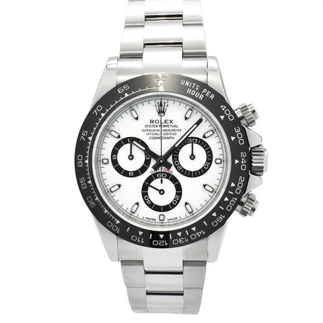 ロレックス　ROLEX　コスモグラフ　デイトナ　Ref.116500LN　ホワイト　セラミックベゼル　USED　中古