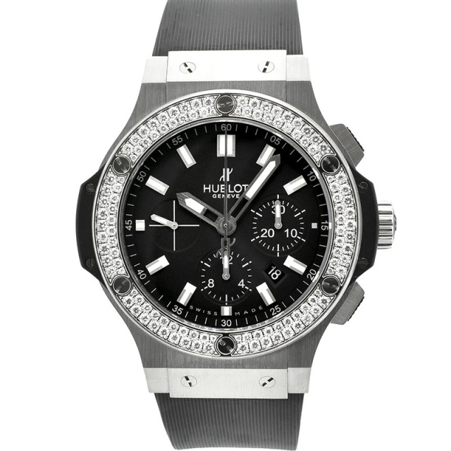 ウブロ　HUBLOT　ビッグバンエボリューション ダイヤモンドベゼル　301.SX.1170.RX.1104　ラバーベルト　44mm　USED　中古