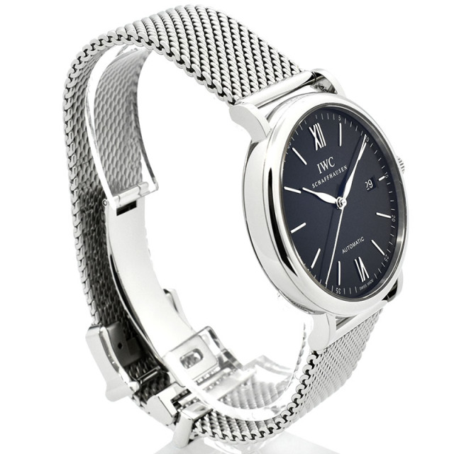 IWC ポートフィノ IW356506 SS 40mm ブラック USED 中古
