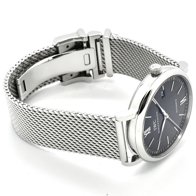IWC ポートフィノ IW356506 SS 40mm ブラック USED 中古