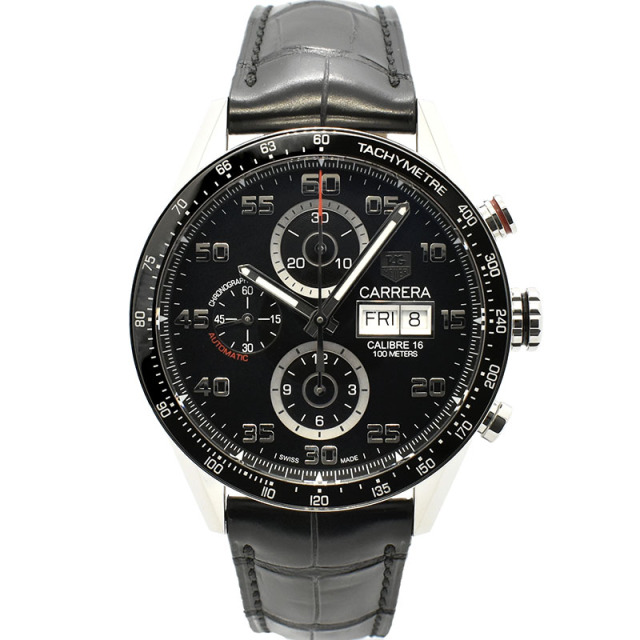 タグホイヤー　TAG HEUER　カレラ キャリバー16 デイデイト　CV2A1R.FC6235　43mm　USED　中古