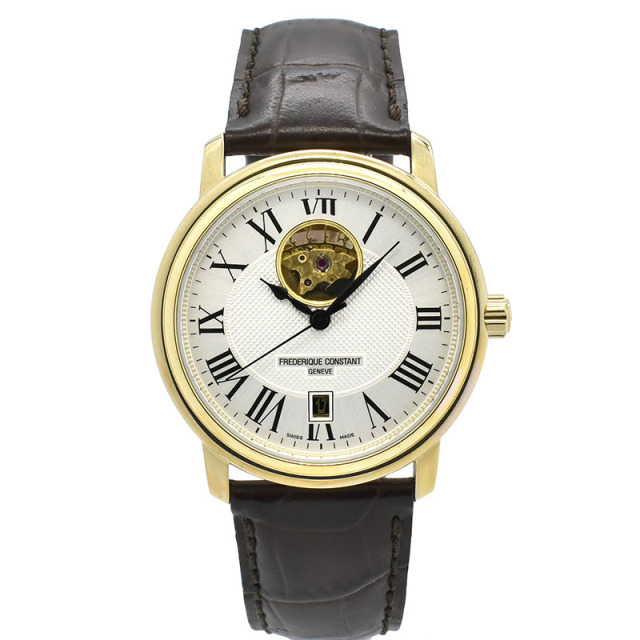 フレデリック・コンスタント　FREDERIQUE CONSTANT　クラシック ハートビート　FC-315M4P5　SS　40mm　シルバー　USED　中古