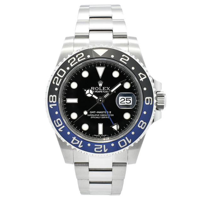 ロレックス　ROLEX　GMTマスター2　116710BLNR　40mm　青黒ベゼル　USED　中古