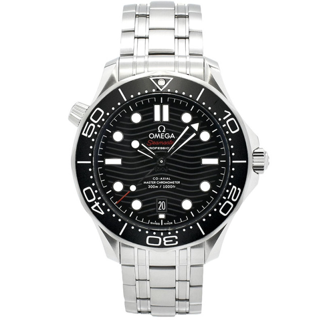 オメガ　OMEGA　シーマスター300 コーアクシャル マスタークロノメーター　210.30.42.20.01.001　ブラック　42mm　USED　中古