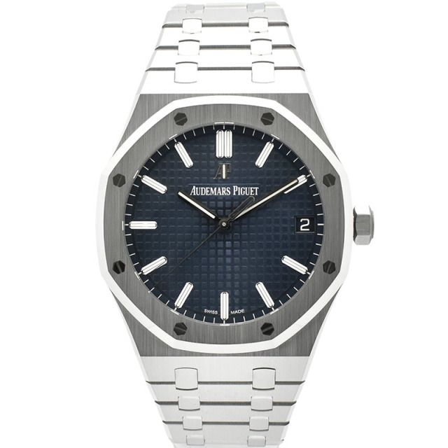 オーデマ・ピゲ　AUDEMARS PIGUET　ロイヤルオーク オートマティック　15500ST.OO.1220ST.01　41mm　ブルー　USED　中古