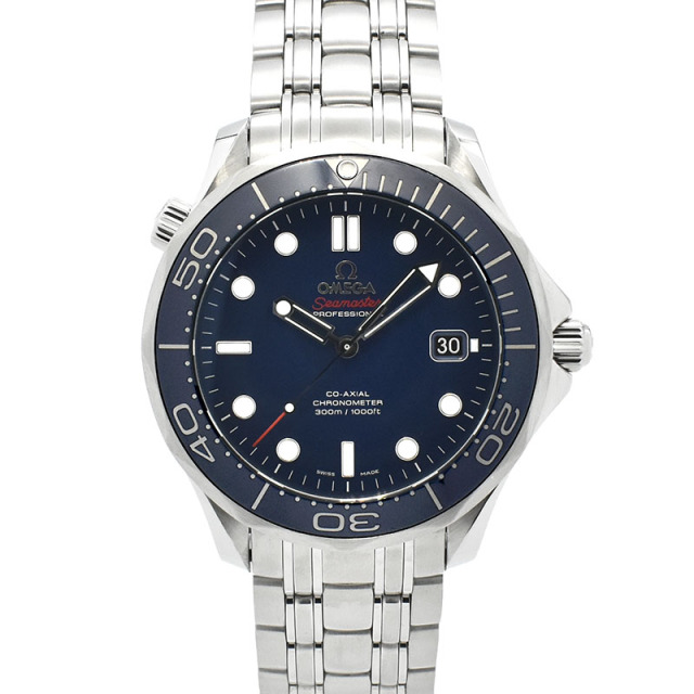 オメガ　OMEGA　シーマスター300 コーアクシャル　212.30.41.20.03.001　ブルー　41mm　USED　中古