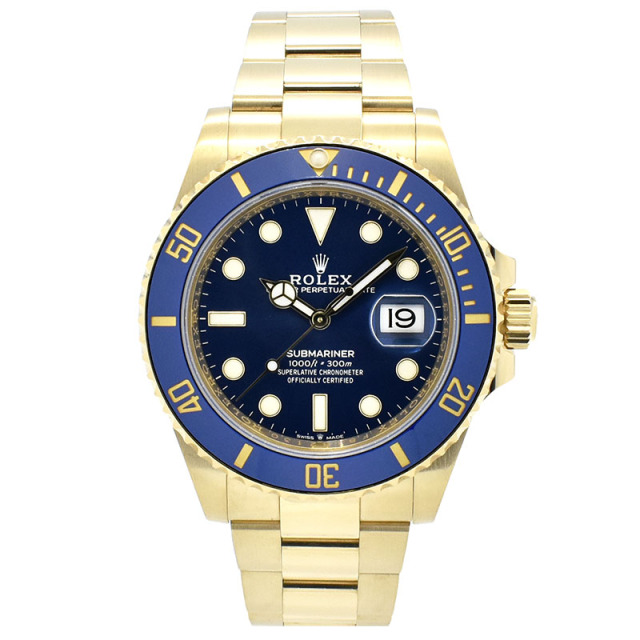 ロレックス　ROLEX　サブマリーナデイト　126618LB　18KYG　41mm　USED　中古