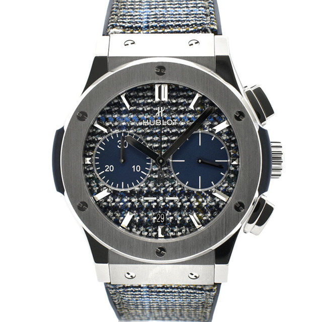 ウブロ　HUBLOT　クラシックフュージョン イタリアインディペンデント プリンス・オブ・ウェールズ　521.NX.2701.NR.ITI17　世界50本限定　45mm　USED　中古