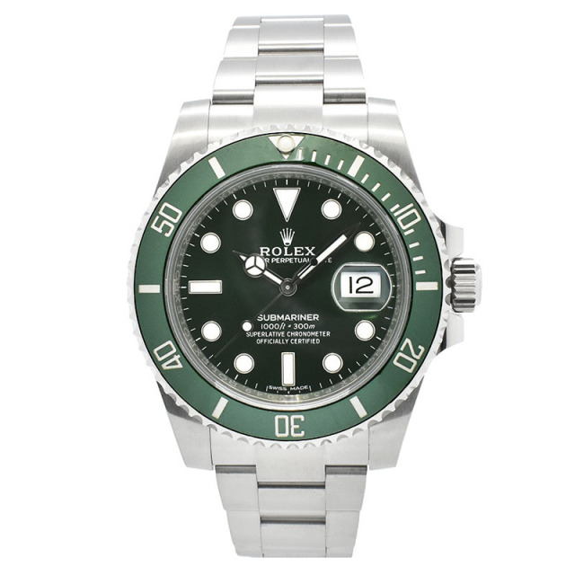 ロレックス　ROLEX　サブマリーナデイト グリーン　Ref.116610LV　ランダム番　USED　中古