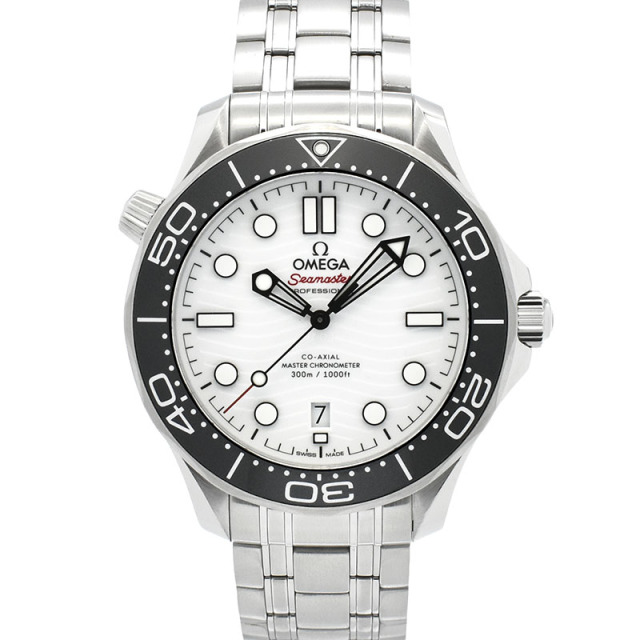 オメガ　OMEGA　シーマスター300 コーアクシャル マスタークロノメーター　210.30.42.20.04.001　ホワイト　42mm　USED　中古