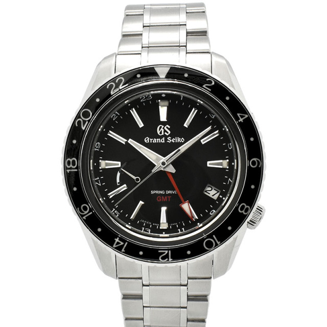 グランドセイコー　GRAND SEIKO　スポーツコレクション スプリングドライブ GMT　SBGE201　ブラック　44mm　マスターショップ限定　USED　中古