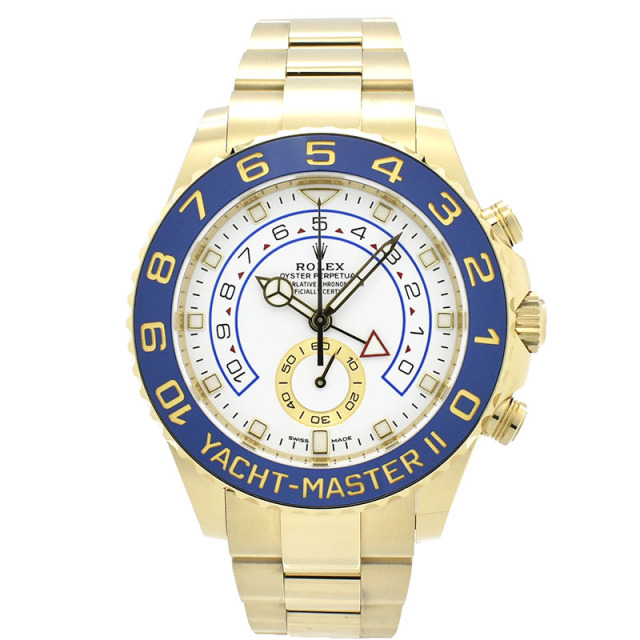 ロレックス　ROLEX　ヨットマスター2　Ref.116688　44mm　ホワイト　18KYG　ランダム番　USED　中古