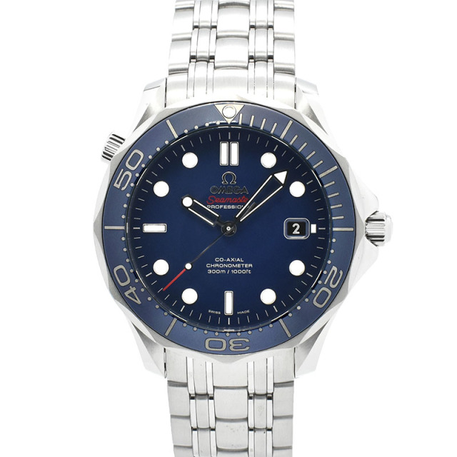 オメガ　OMEGA　シーマスター300 コーアクシャル　212.30.41.20.03.001　ブルー　41mm　USED　中古