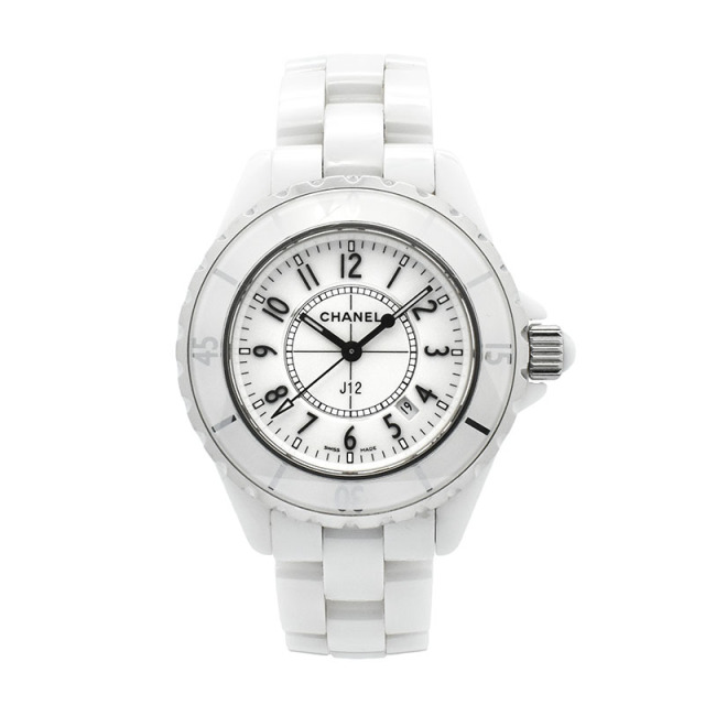 シャネル　CHANEL　J12 ホワイトセラミック　H0968　レディース　クォーツ　33mm　USED　中古