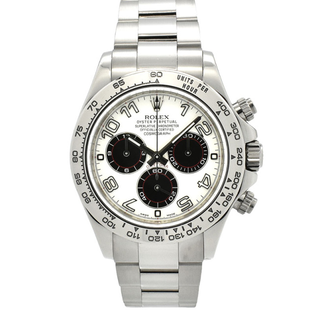 ロレックス　ROLEX　デイトナ　Ref.116509　ホワイト/ブラック　Z番　18KWG　40mm　USED　中古