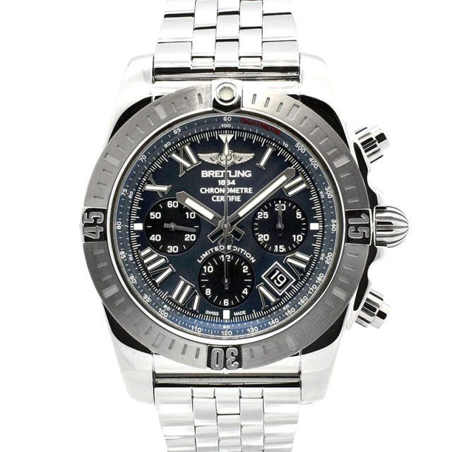 ブライトリング　BREITLING　クロノマット44 ブラックマザーオブパール　AB01153A1B1A1　日本500本限定　44mm　USED　中古