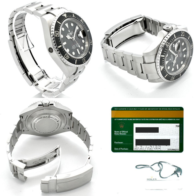 ロレックス ROLEX シードゥエラー 126600 43mm ブラック USED 中古