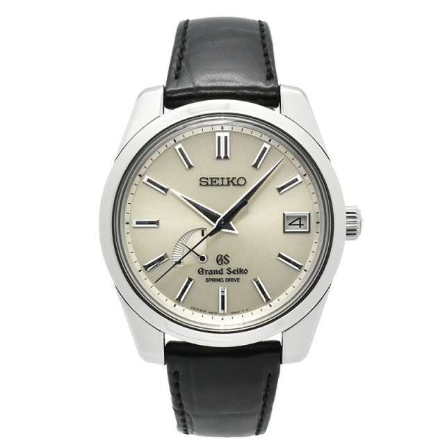 グランドセイコー　GRAND SEIKO　GSセルフデーター 限定モデル　SBGA107　プラチナ　シルバー　39.9mm　世界50本限定　USED　中古