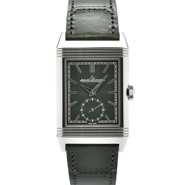 ジャガールクルト　Jaeger LeCoultre　レベルソ トリビュート スモールセコンド　Q3978430　45.6×27.4mm　グリーン　手巻き　未使用品