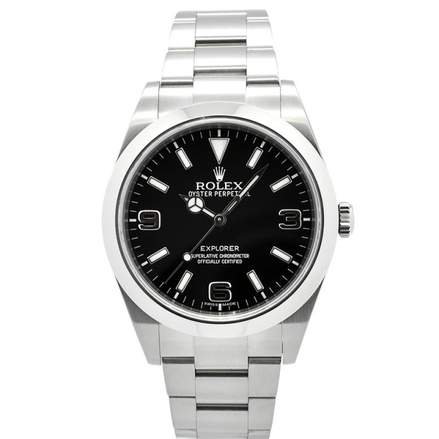 ロレックス　ROLEX　エクスプローラー1　Ref.214270　SS　39mm　ブラックアウト　ランダム番　USED　中古