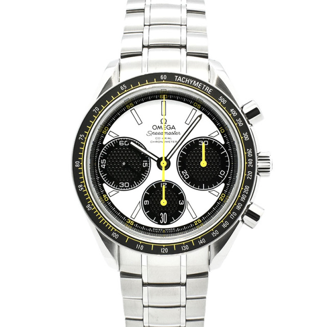 オメガ　OMEGA　スピードマスターレーシング　326.30.40.50.04.001　SS　ホワイト/ブラック　40mm　自動巻　USED　中古