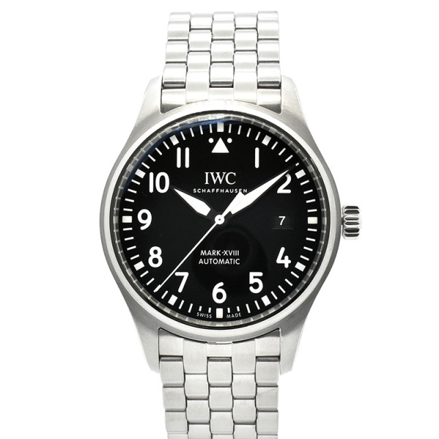 IWC　パイロットウォッチ　マーク18　IW327011　ブラック　40mm　USED　中古