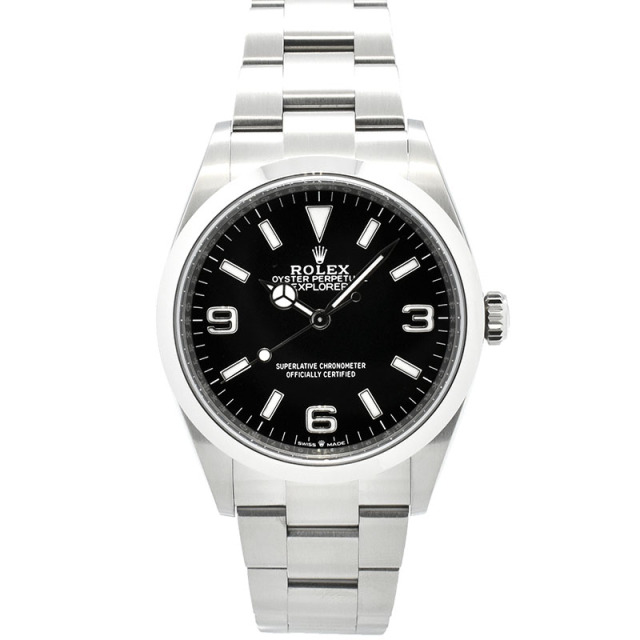 ロレックス　ROLEX　エクスプローラー1　Ref.124270　36mm　ブラック　USED　中古