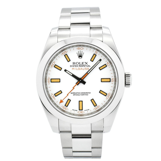 ロレックス　ROLEX　ミルガウス　116400　ホワイト　M番　生産終了　USED　中古