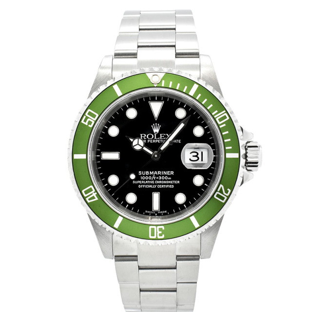 ロレックス　ROLEX　サブマリーナデイト　Ref.16610LV　ファット4　F番　USED　中古