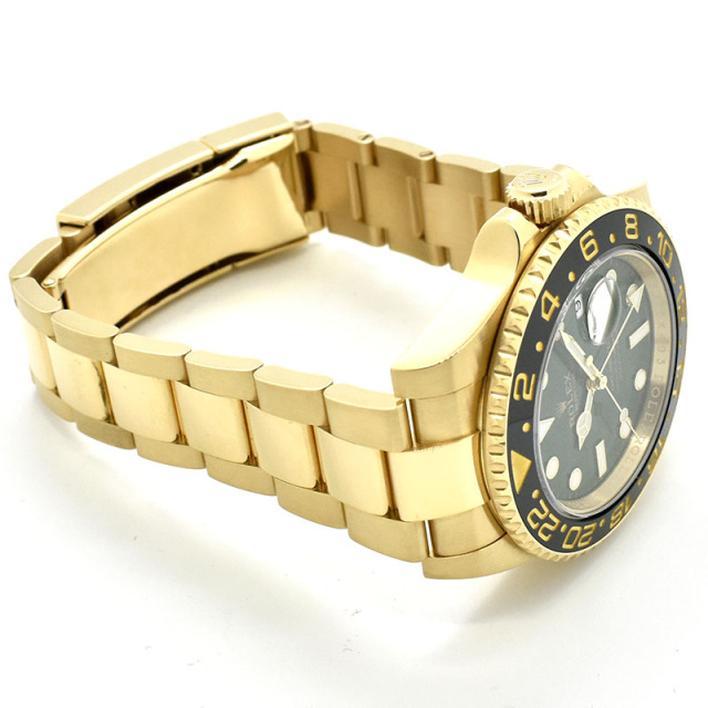 イエロー2 グリーン2 専用 ロレックス GMTマスター Ⅱ 18 ct イエローゴールド