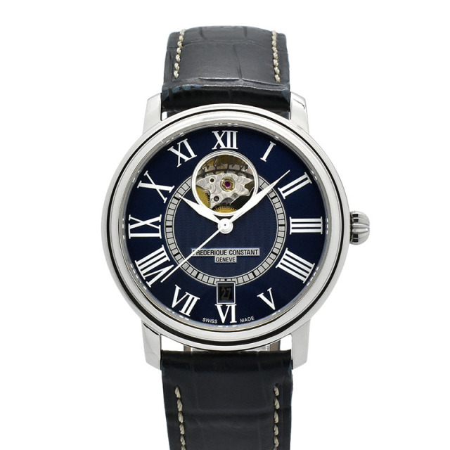 フレデリック・コンスタント　FREDERIQUE CONSTANT　クラシック ハートビート　FC-315NS3P6　SS　38mm　ブルー　USED　中古