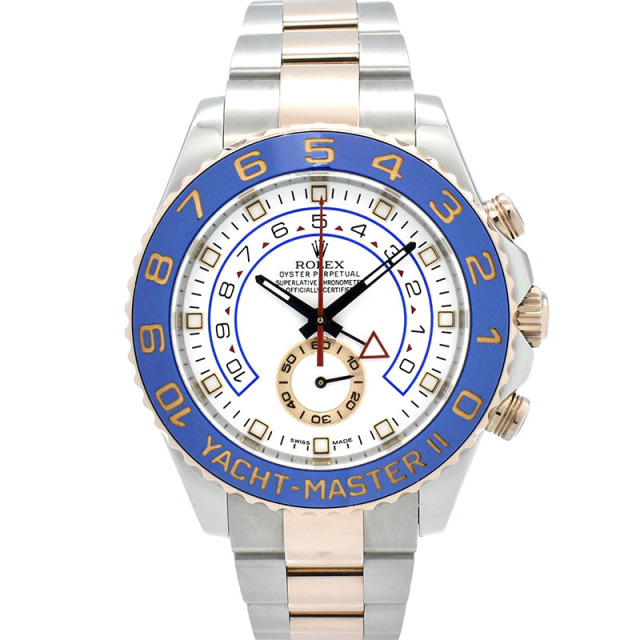 ロレックス　ROLEX　ヨットマスター2　Ref.116681　44mm　ホワイト　USED　中古