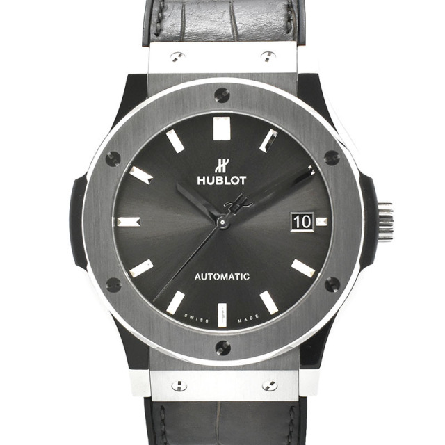 ウブロ　HUBLOT　クラシックフュージョン レーシンググレー チタニウム　511.NX.7071.LR　45mm　USED　中古