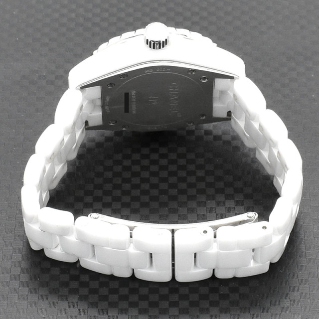 シャネル CHANEL J12 33 12Pダイヤ H5513 世界1200本限定 ピンクシェル クォーツ USED 中古