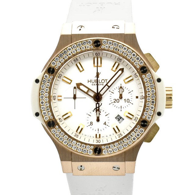 ウブロ　HUBLOT　ビッグバンエボリューション ベゼルダイヤ　301.PE.2180.RW.1104　44mm　USED　中古