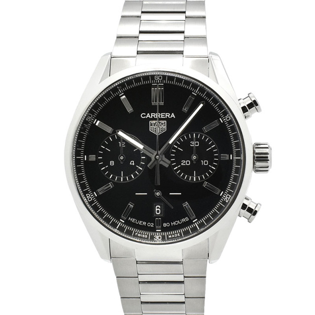 タグホイヤー　TAG HEUER　カレラ キャリバーホイヤー02 クロノグラフ　CBN2010.BA0642　SS　42mm　USED　中古