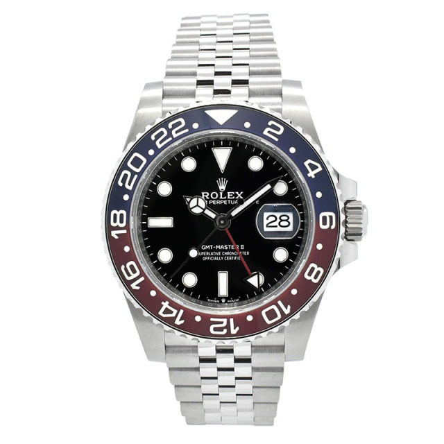 ロレックス　ROLEX　GMTマスター2　Ref.126710BLRO　ブルー/レッドベゼル　40mm　USED　中古