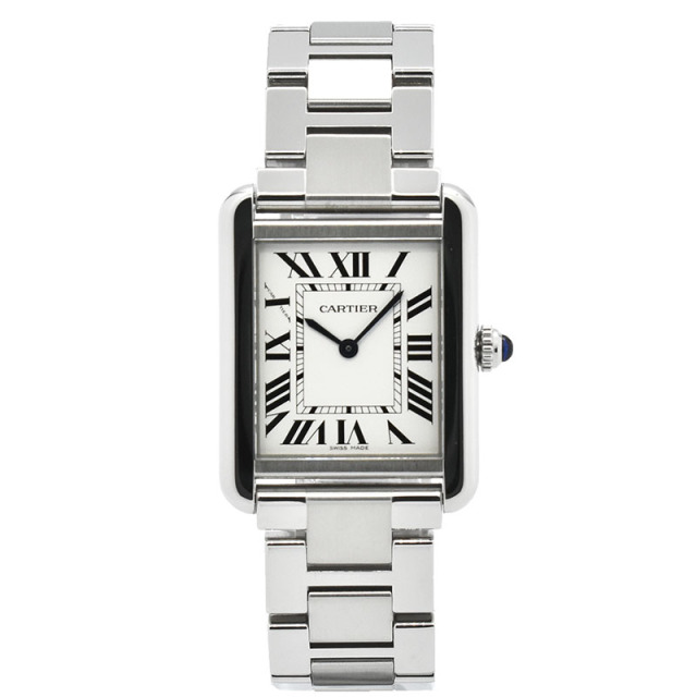 カルティエ　CARTIER　タンクソロ SM　W5200013　31×24.4mm　シルバー　USED　中古