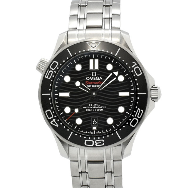 オメガ　OMEGA　シーマスター300 コーアクシャル マスタークロノメーター　210.30.42.20.01.001　ブラック　42mm　USED　中古
