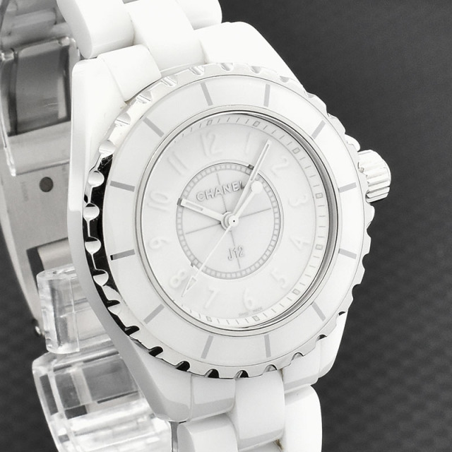 シャネル CHANEL J12 ホワイトファントム H3442 クォーツ 33mm 世界2000本限定 USED 中古