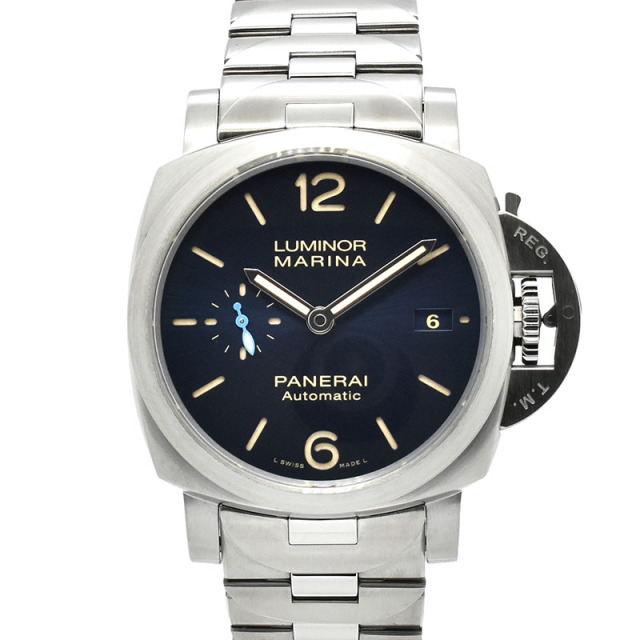 パネライ PANERAI ルミノール マリーナ 42mm PAM01028 ブルー V番 USED 中古